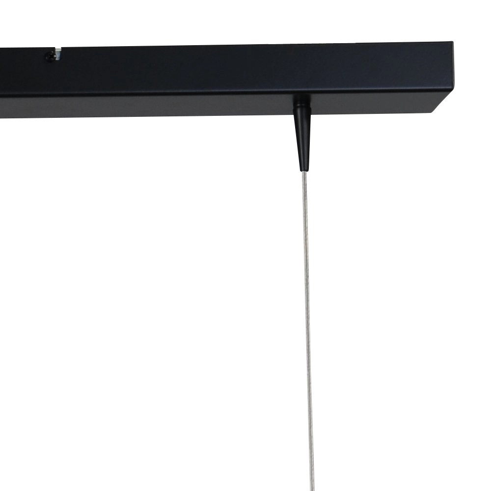Zwarte eettafel hanglamp Flute 4-lichts design cilinders Masterlight 8718121215396