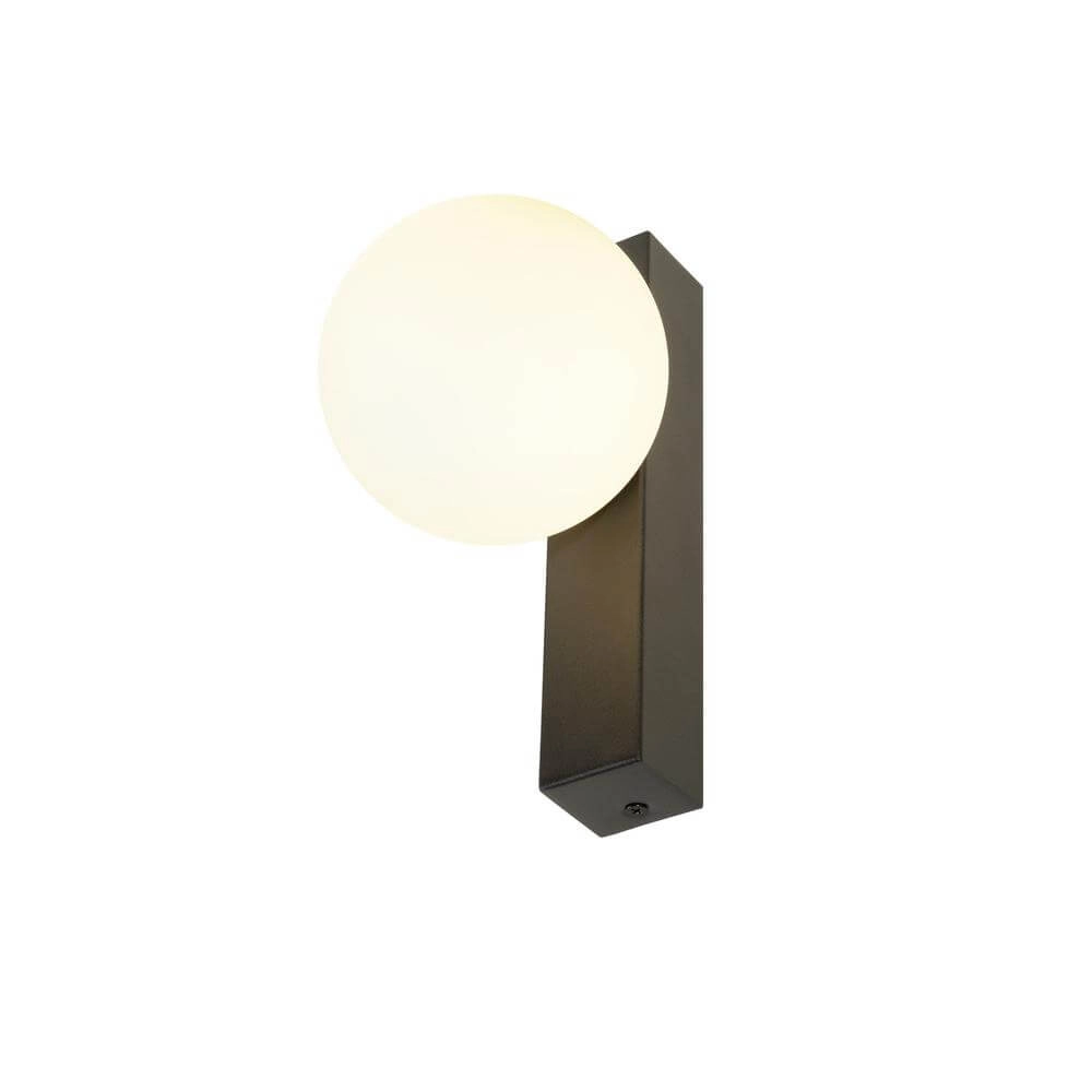 Wandlamp Sun bol zwart