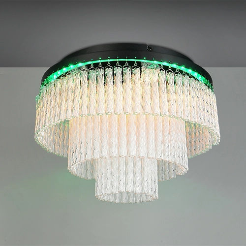 Design plafondlamp Vono zwart Trio 4017807682236