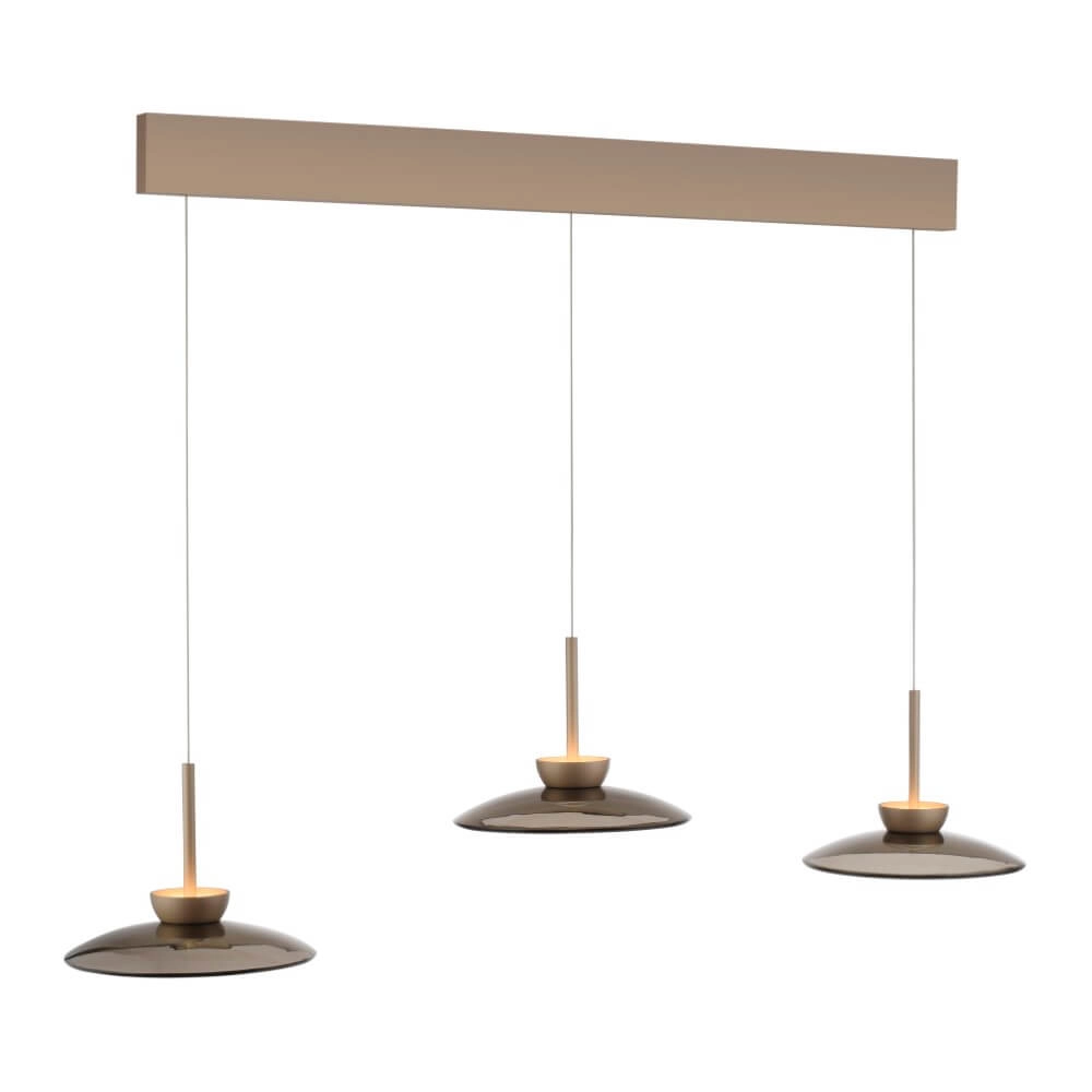3-lichts hanglamp Pure Moon brons Paul Neuhaus 4012248383940