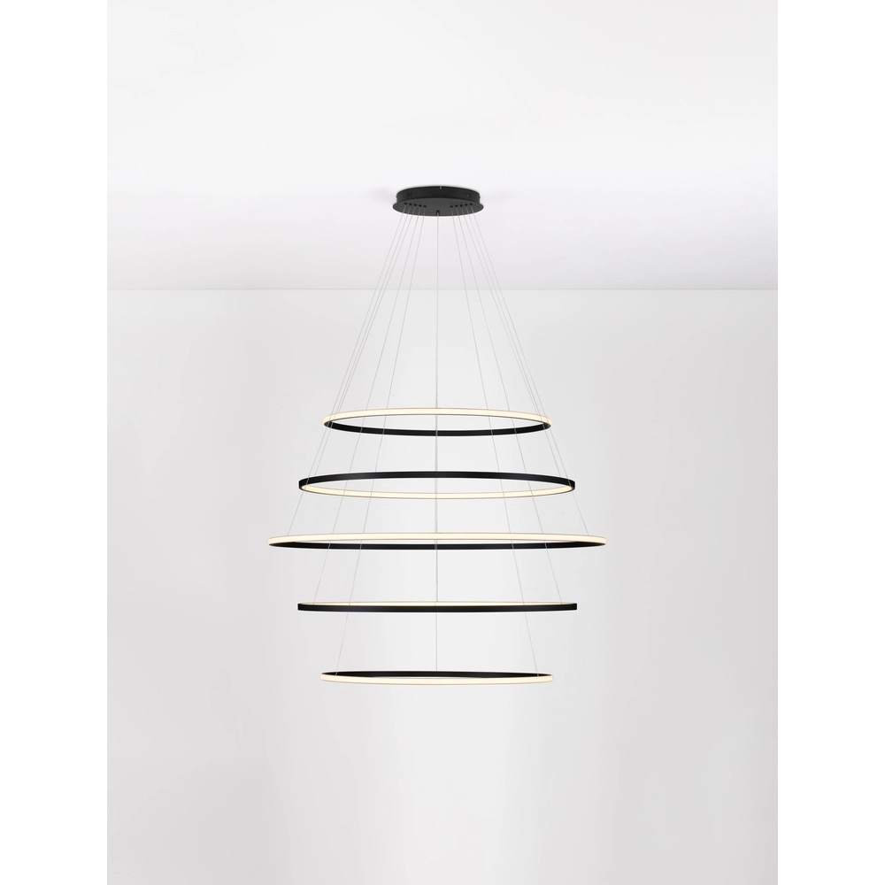 Design hanglamp Maelo zwart Ø 120cm