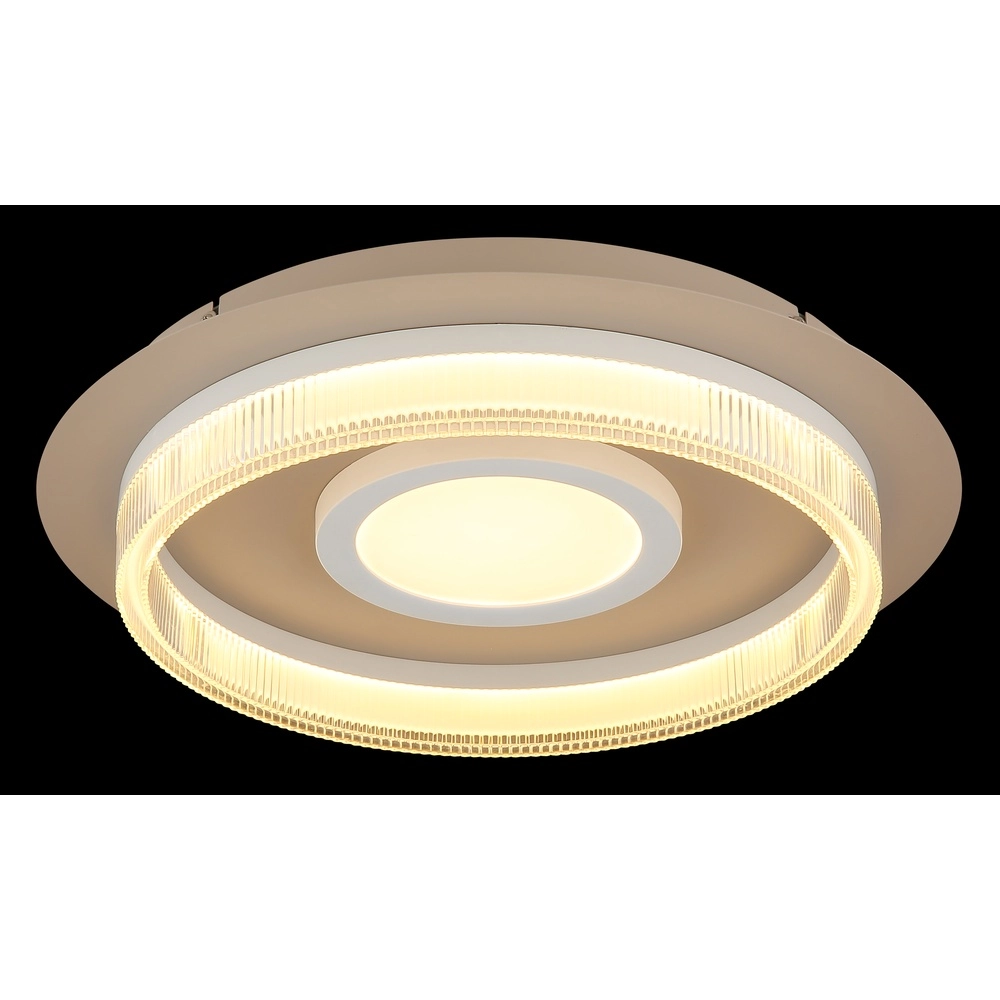Moderne plafondlamp Zara zand bruin Ø 40cm Globo 9007371570065