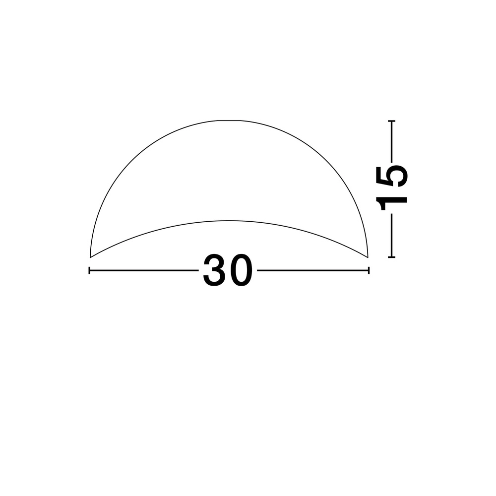 Plafondlamp Opsi zwart Ø 30cm Lyora 5212017458070