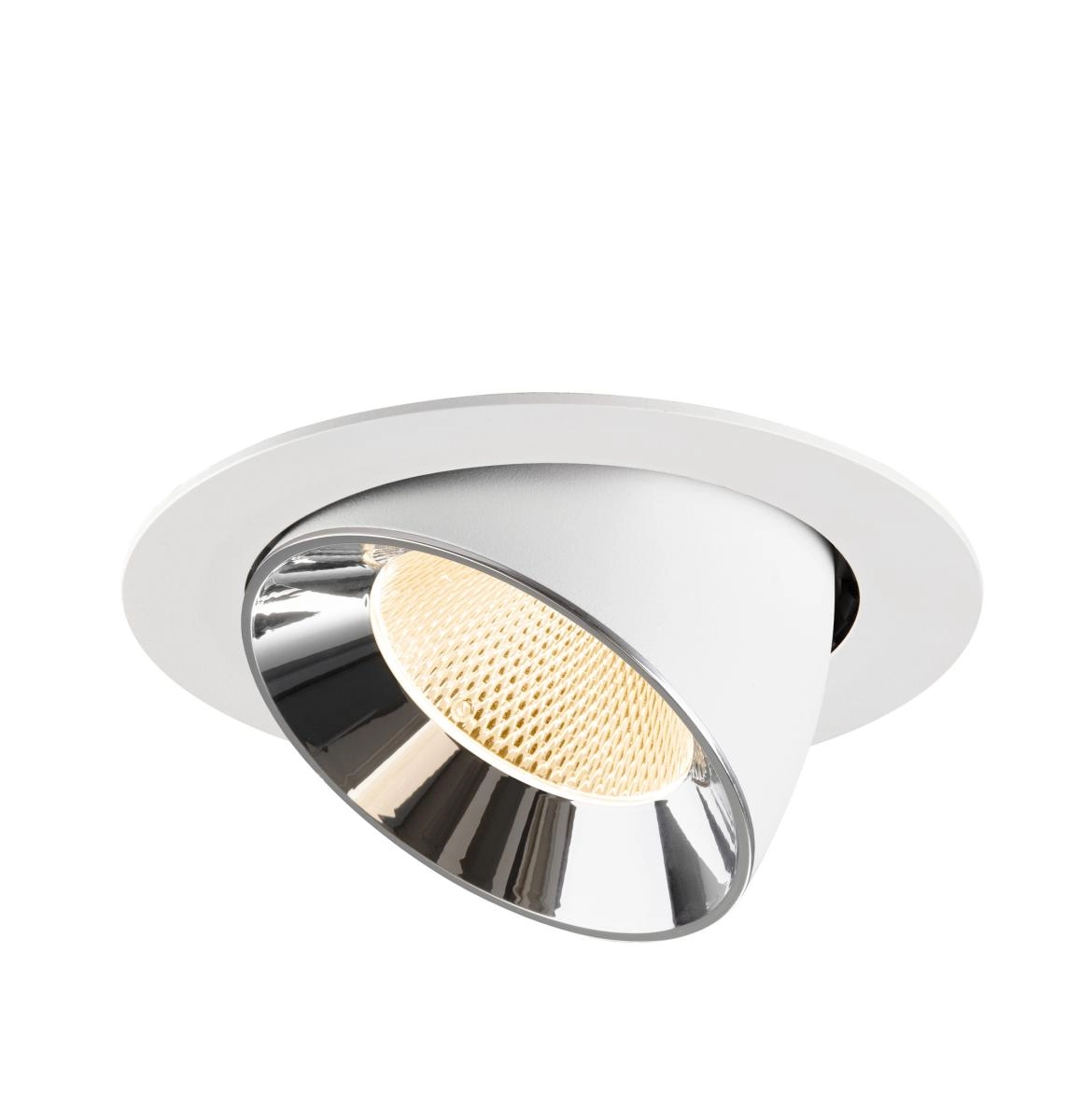 Inbouwspot Numinos Gimble XL wit/chroom 2700K - 20gr SLV 4024163308793