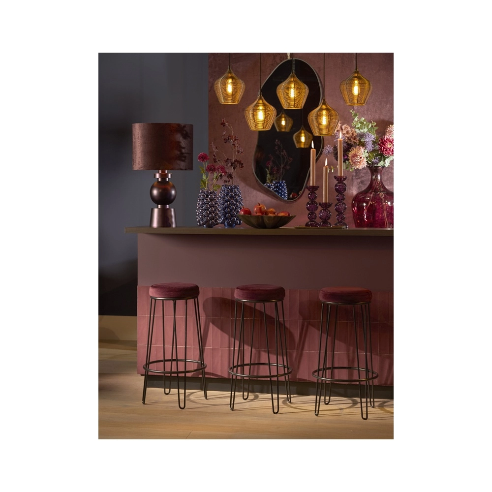Hanglamp Alvaro 5-lichts brons Light & Living 8717807635626