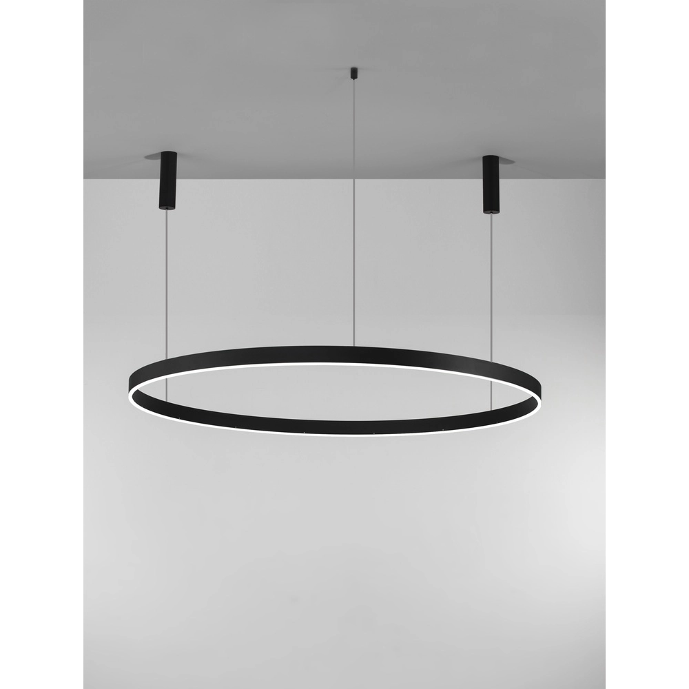 Hanglamp Motif zwart Ø 150cm 3000K