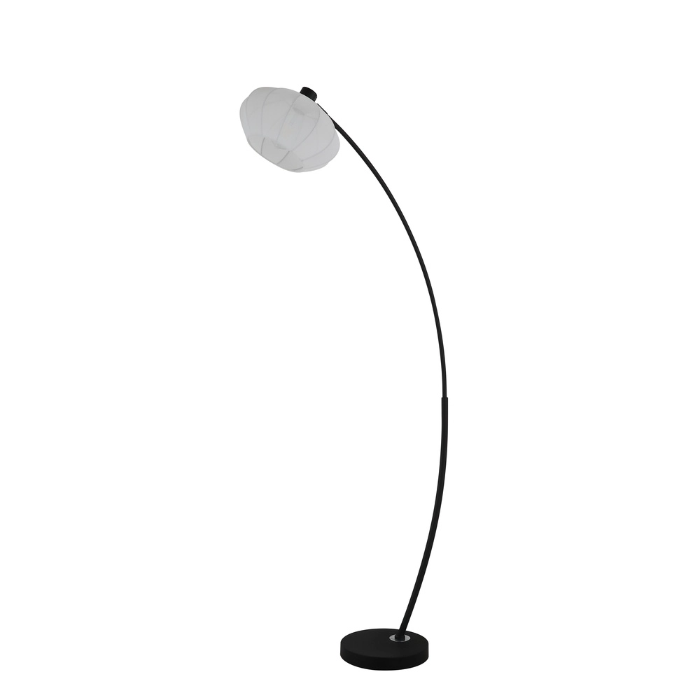 Vloerlamp Radiant zwart met kap