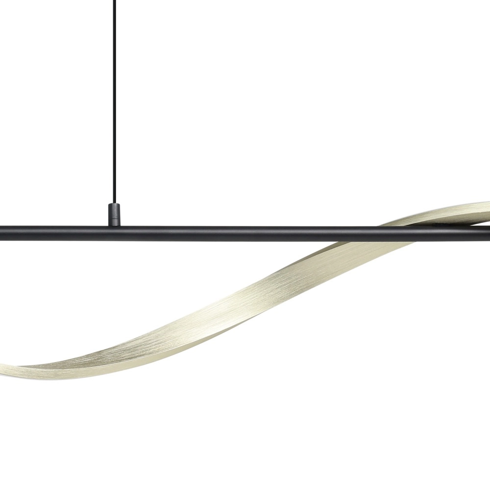 Hanglamp Conaprato zwart met goud Eglo 9008606357352