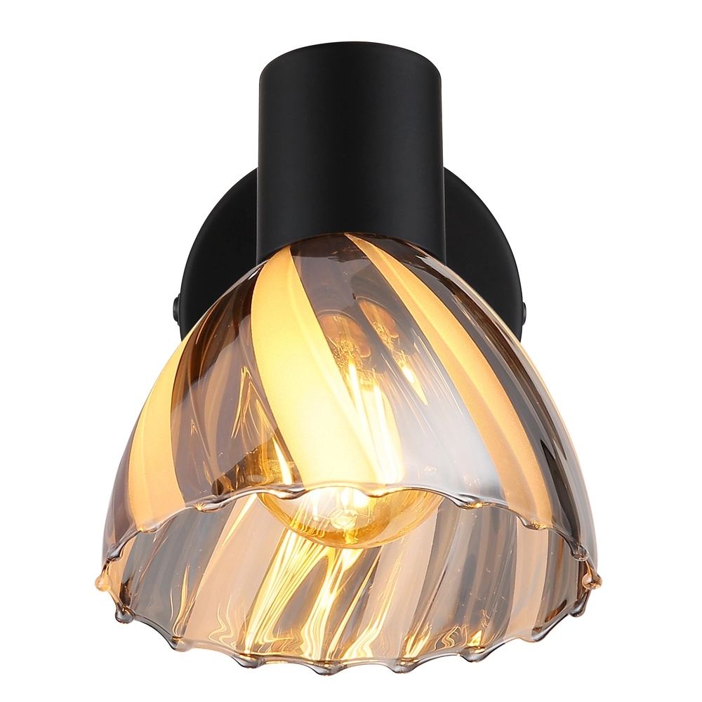 Wandlamp Zachery zwart Globo 9007371528493