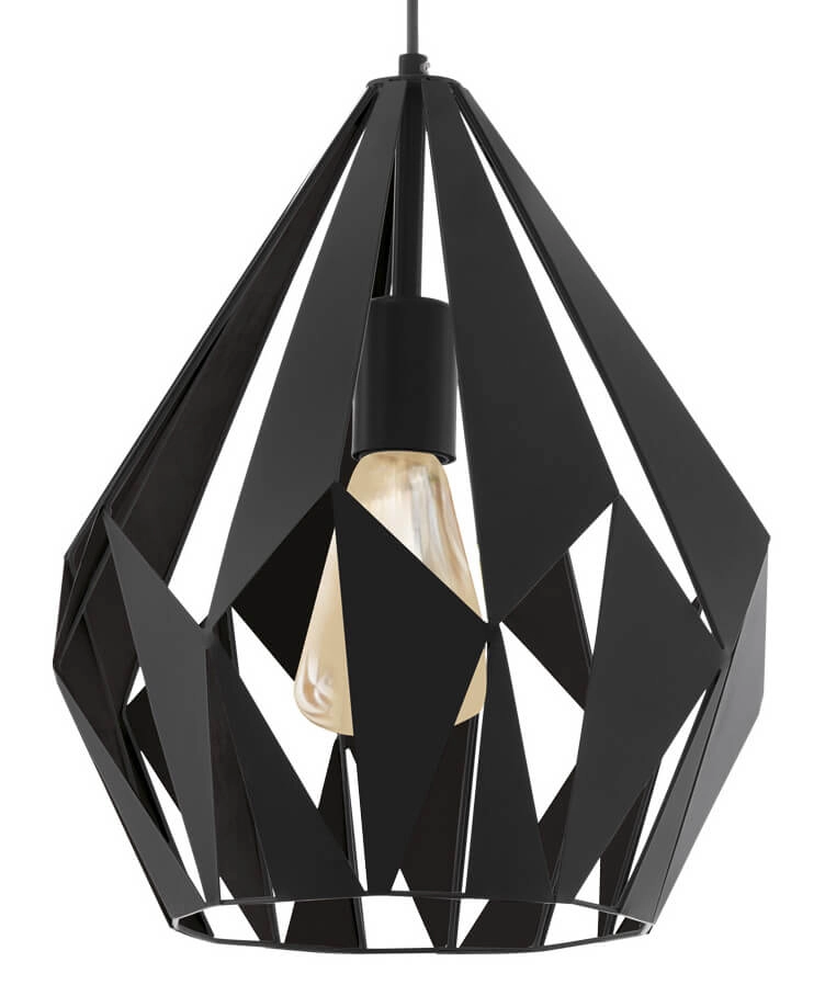 Zwarte hanglamp Carlton 1