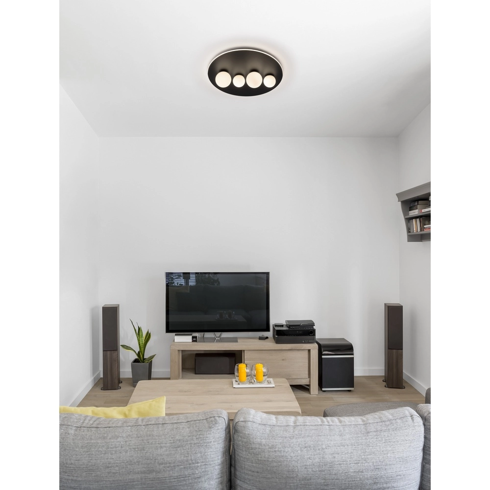 Design plafondlamp Velna zwart Ø 62,2cm