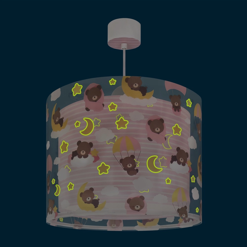 Kinderkamer hanglamp Baby Teddy roze Dalber 8420406002651
