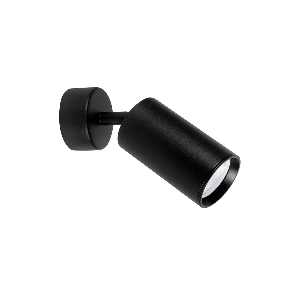 Wandspot Wan rond zwart
