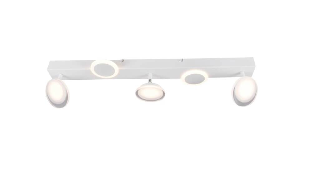 Led opbouwspot Meriza 5-lichts wit