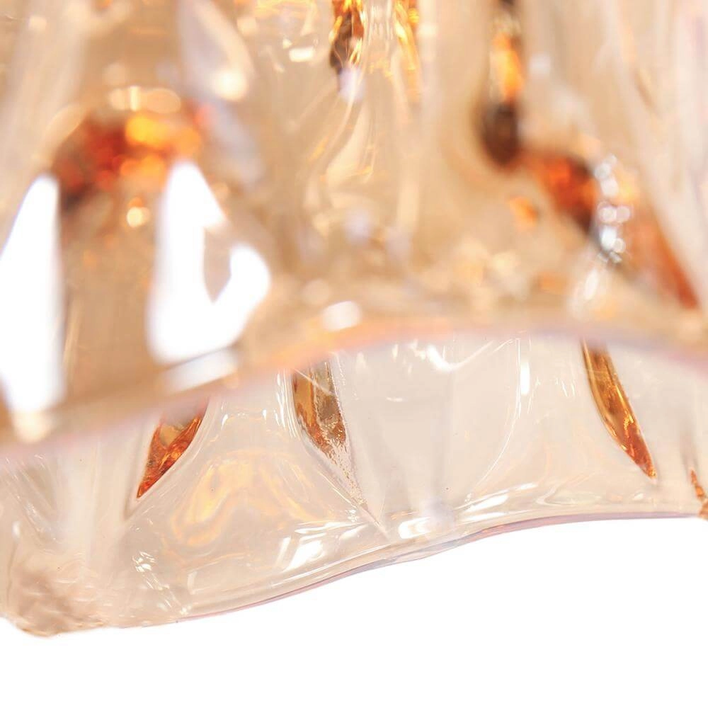 Tafellamp Vidrio zwart met amber glas Steinhauer 8712746173734
