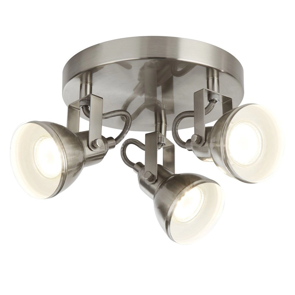 RVS opbouwspot Focus 3-lichts