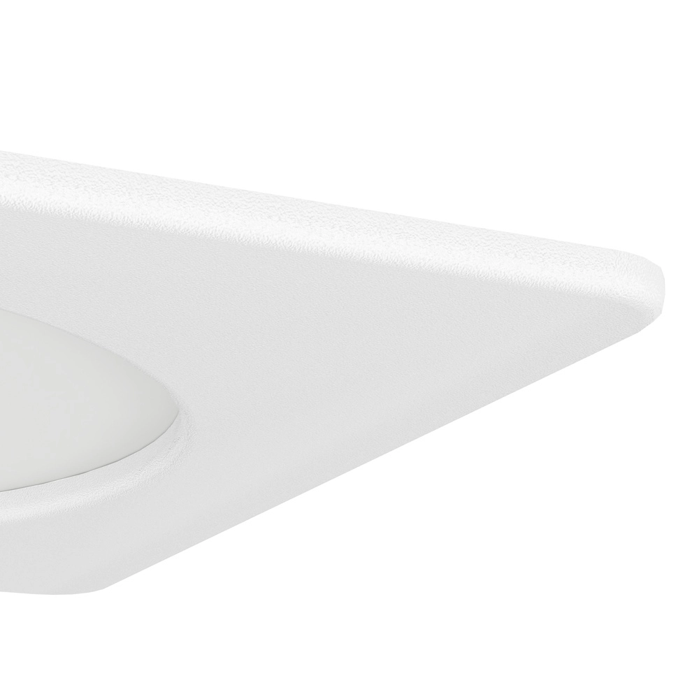 Inbouw lamp Fueva 6 vierkant - wit - 11,9x11,9cm Eglo 9008606330799