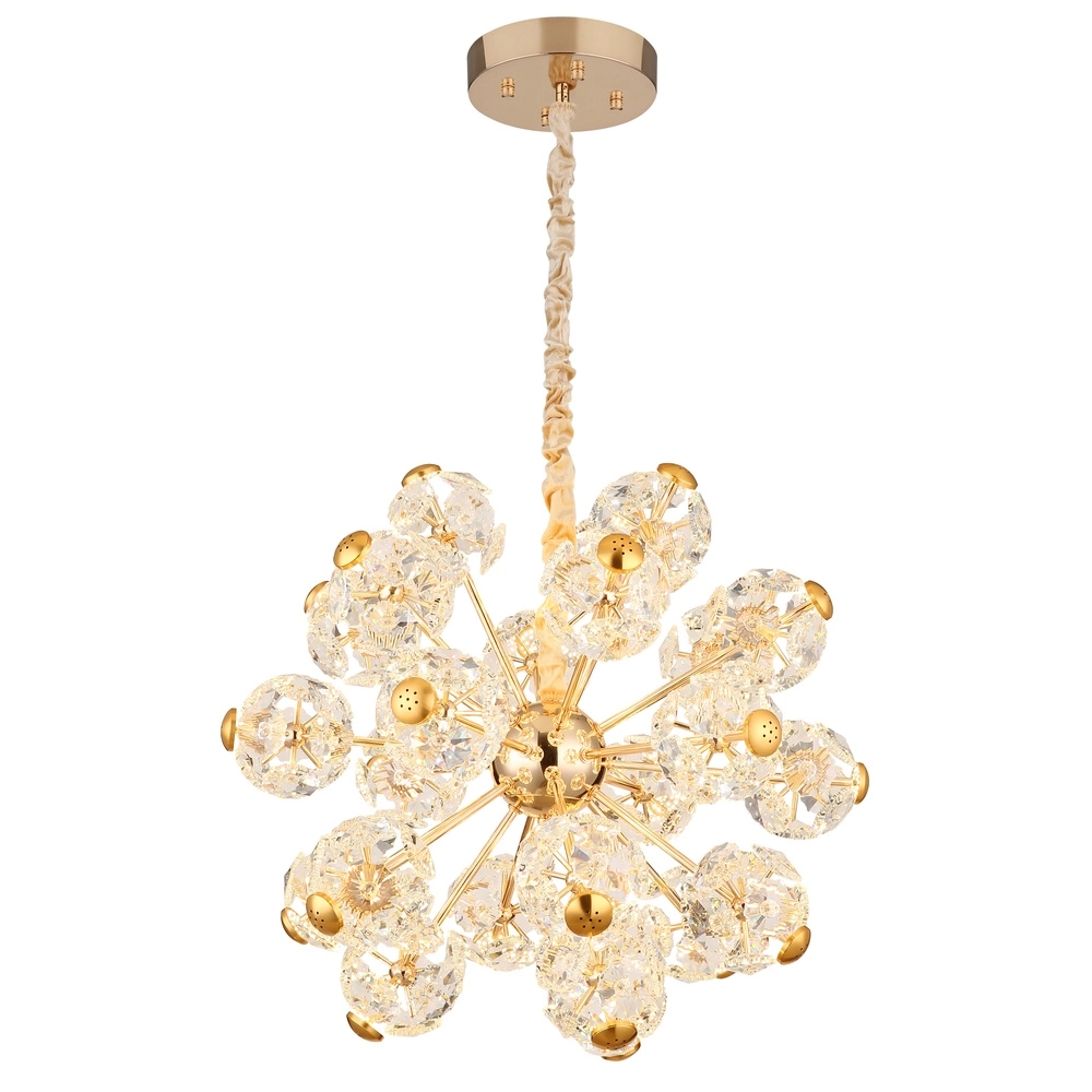 Hanglamp Floriella goud Ø 65cm