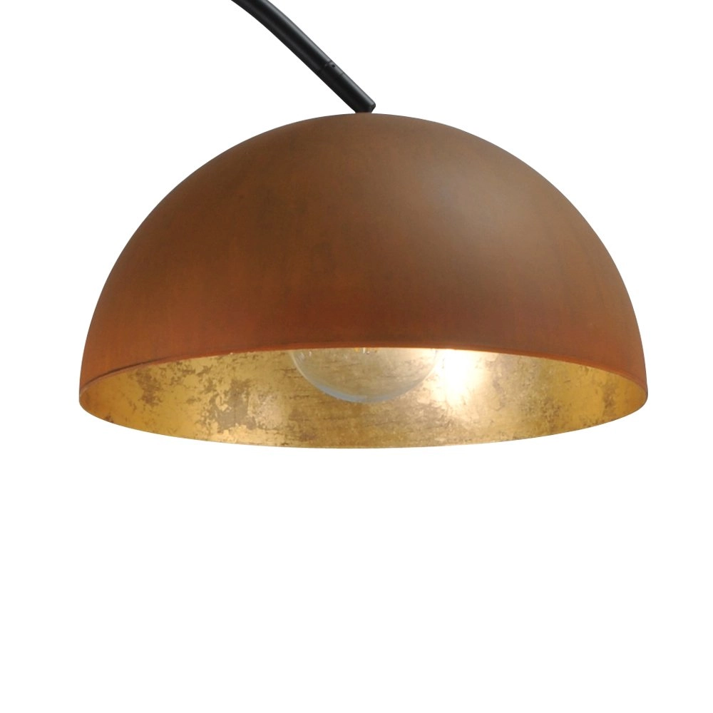 Staanlamp Industria 186 roestbruin met goud Masterlight 8718121153209