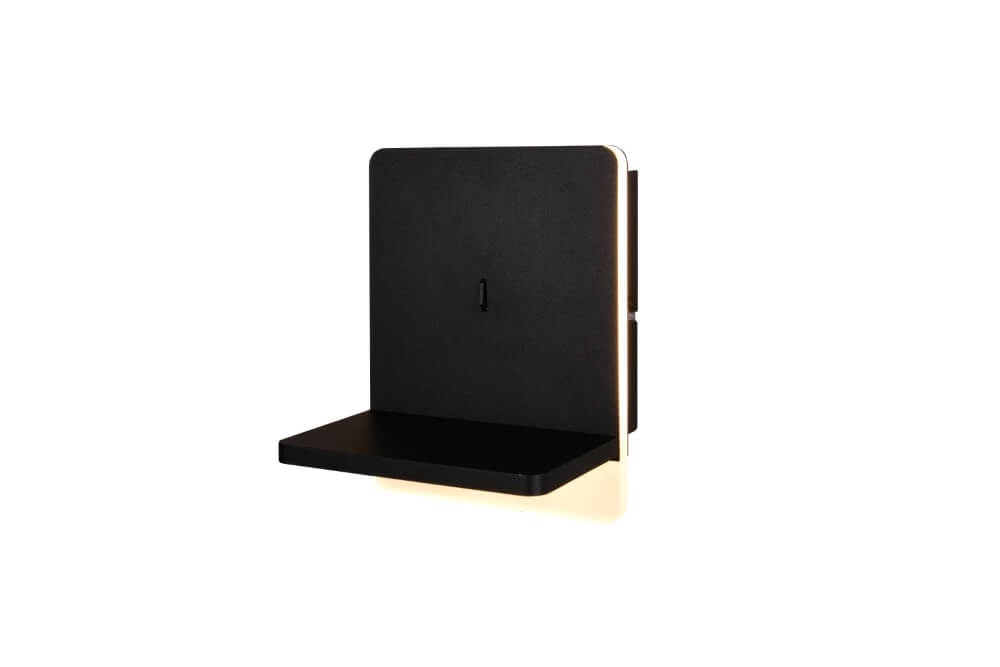 Led slaapkamer wandlamp Fairfield zwart Trio 4017807614787