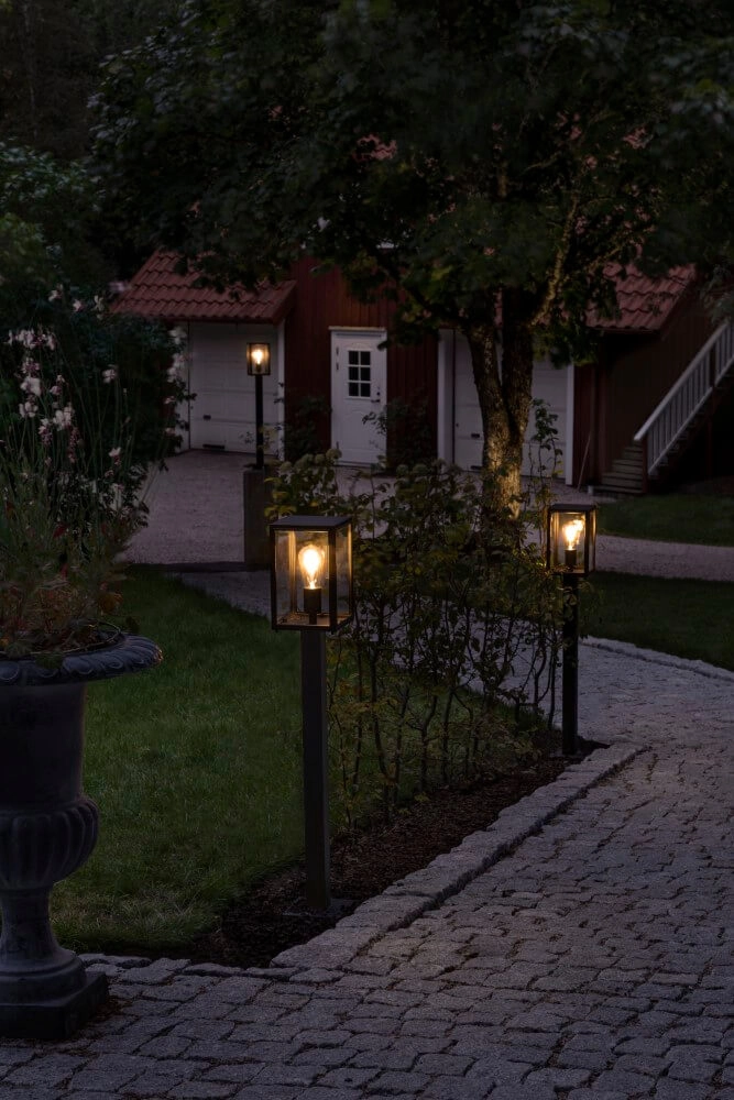 Zwarte terraslamp Carpi KonstSmide 7318307350753