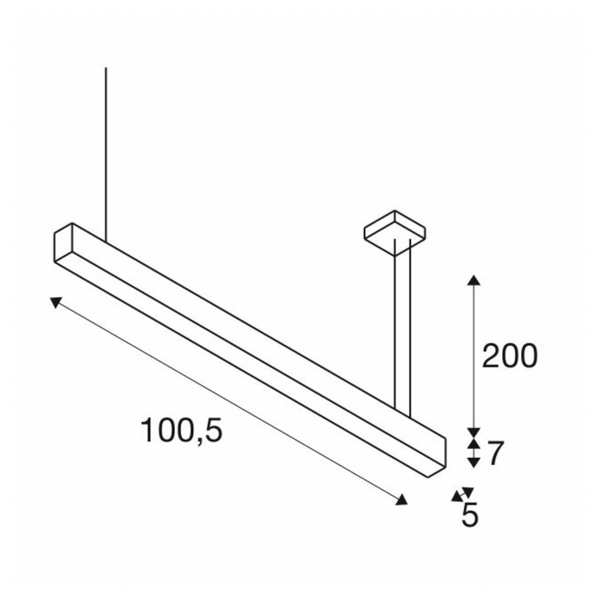 Kantoor hanglamp Glenos 4000K SLV 4024163196970