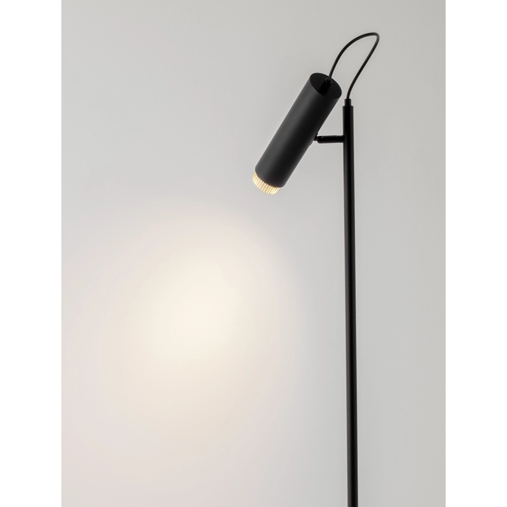 Leeslamp Nessi zwart met goud