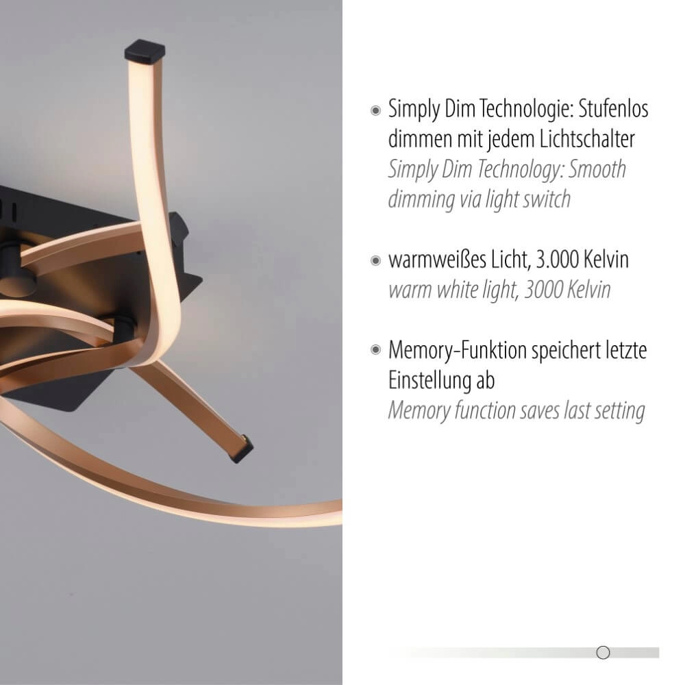 Design plafondlamp Polina Paul Neuhaus 4012248371732