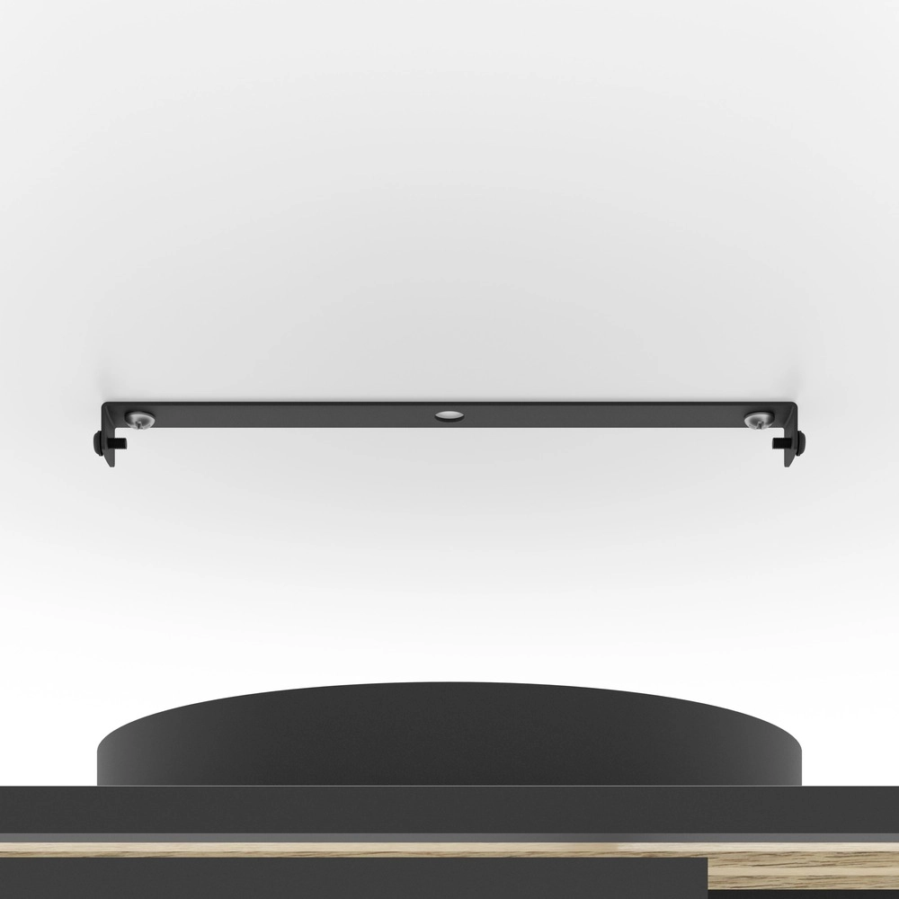 Moderne plafondlamp Cembrano vierkant zwart met hout Eglo 9008606388127