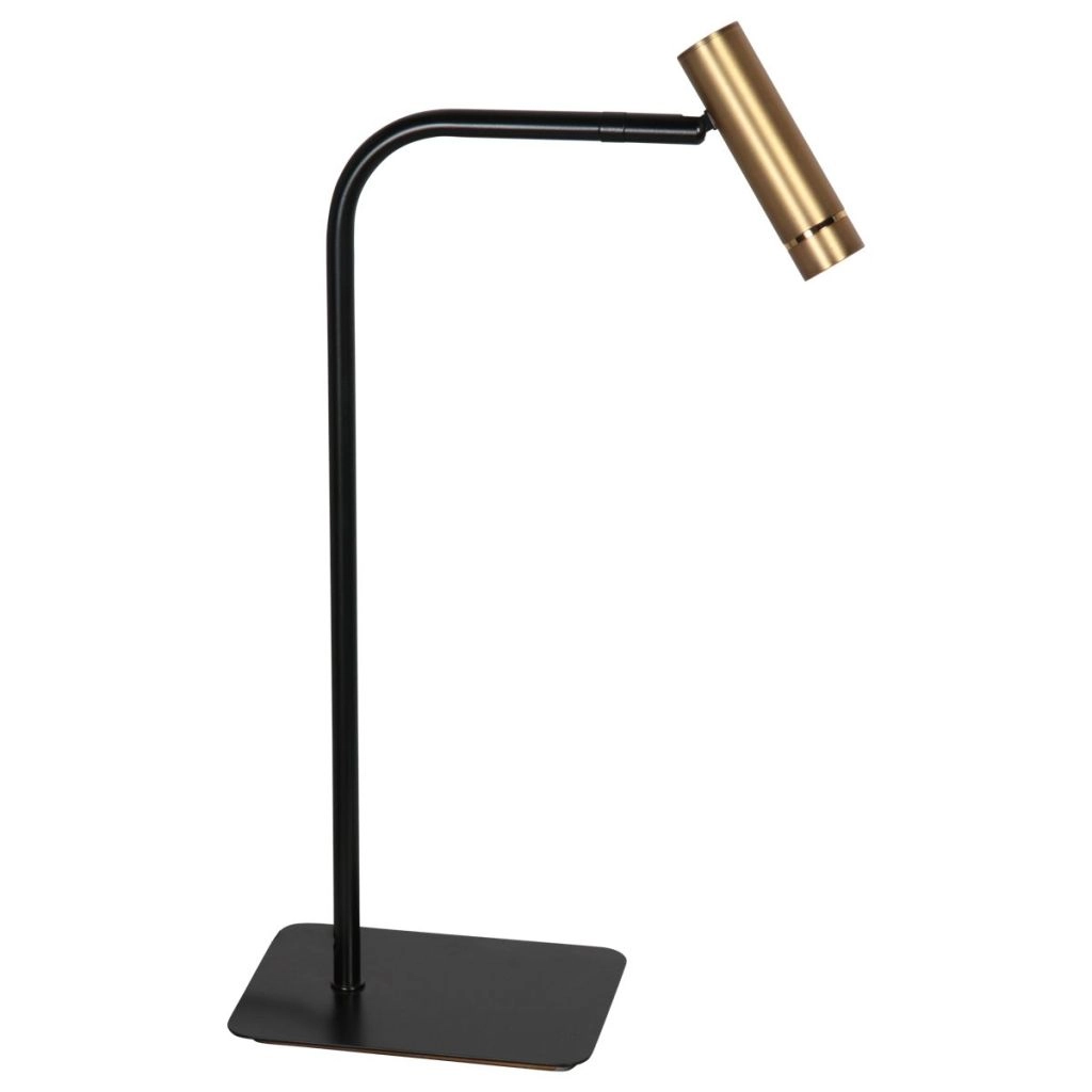 Tafellamp Lumo zwart met goud Steinhauer 8712746184600