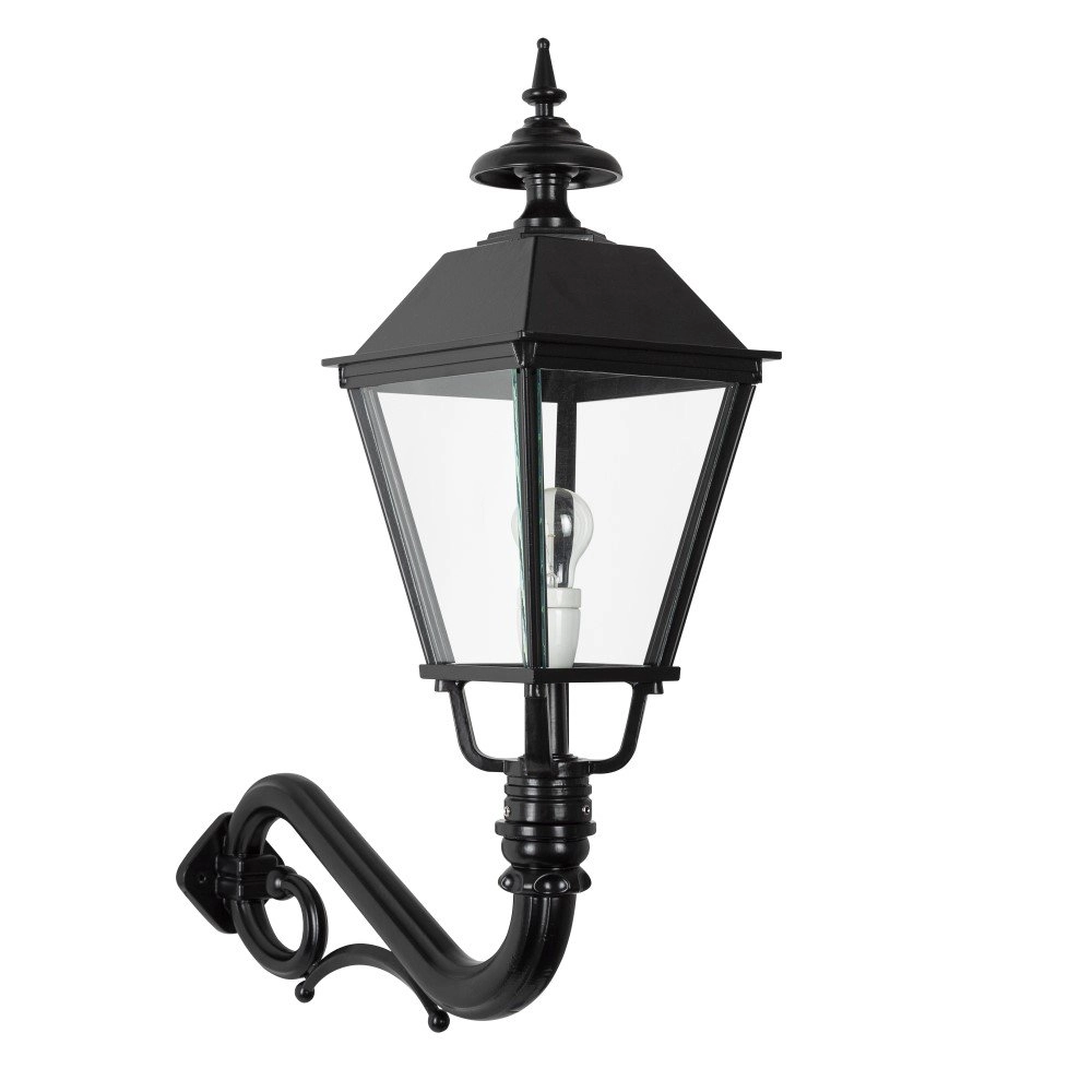 Oudhollandse muurlamp Napoli zwart