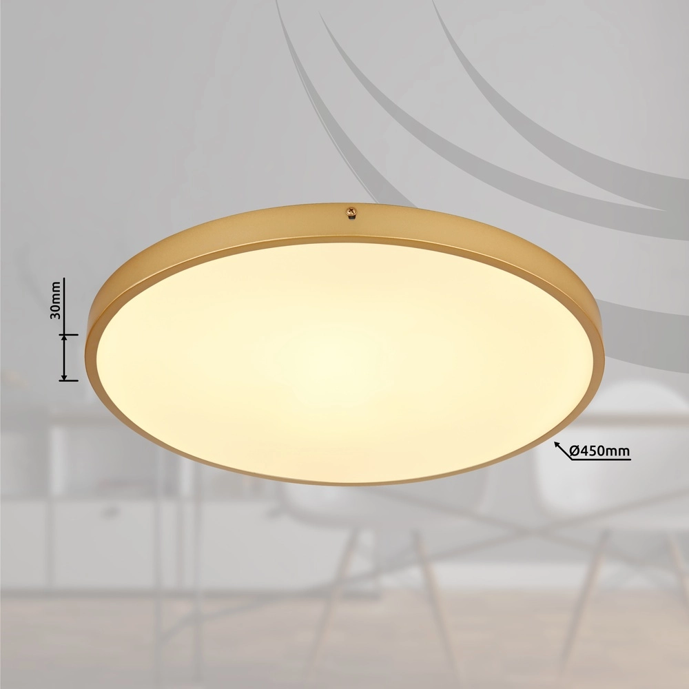 Plafonniere Tibey design goud Ø 45cm Globo 9007371457212