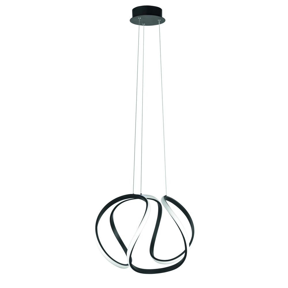 Hanglamp Kyra design zwart Ø 53cm