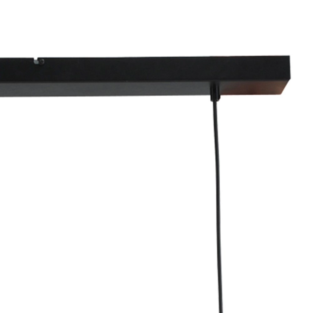 Eetkamerlamp Boris Concepto 3x14 zwart met grijs Masterlight 8718121151618