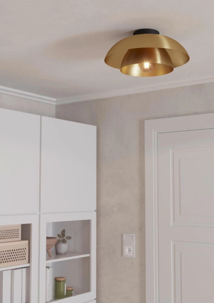 Gouden design plafondlamp Cenciara Ø 40cm Eglo 9008606274383