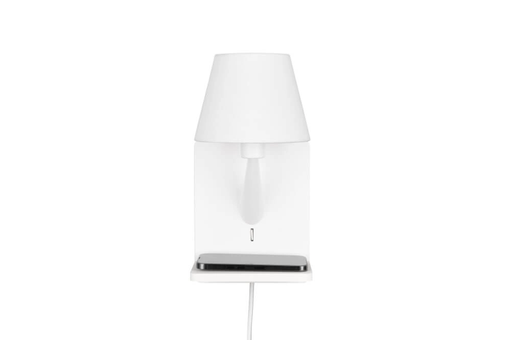 Strak nachtlampje Comfort wit - met usb Trio 4017807614756