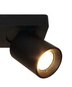 3-lichts opbouwspot Megano zwart Artdelight 8719831735617