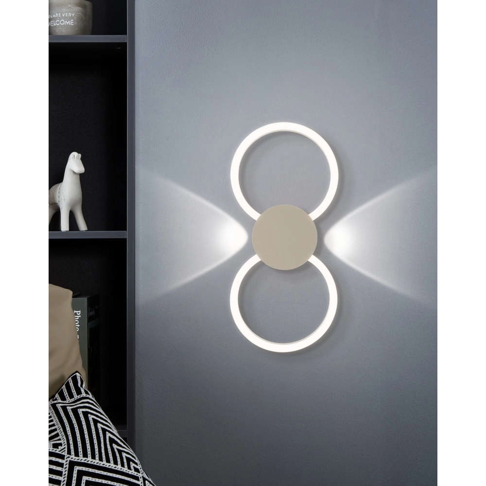 Design wandlamp Venticello 1 zand bruin Eglo 9008606357475