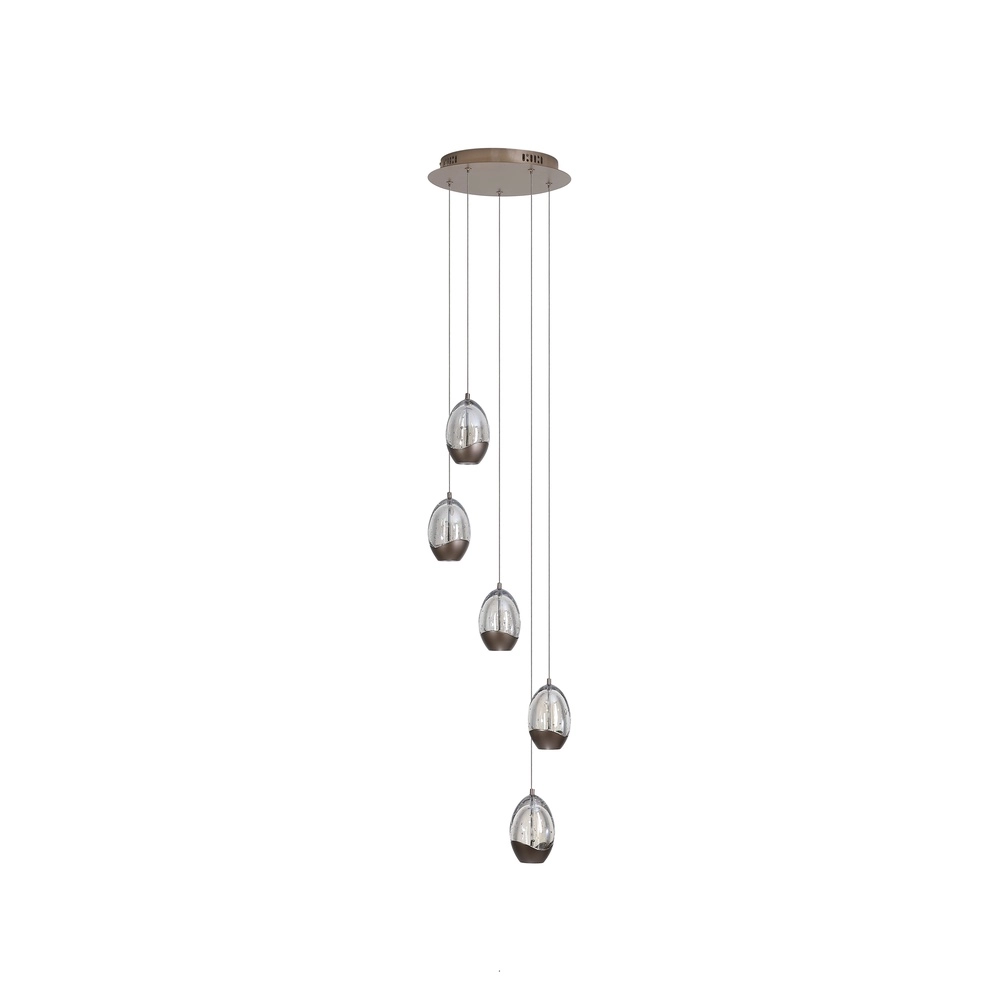 Design hanglamp Seeds 5-lichts Searchlight 5053423300542
