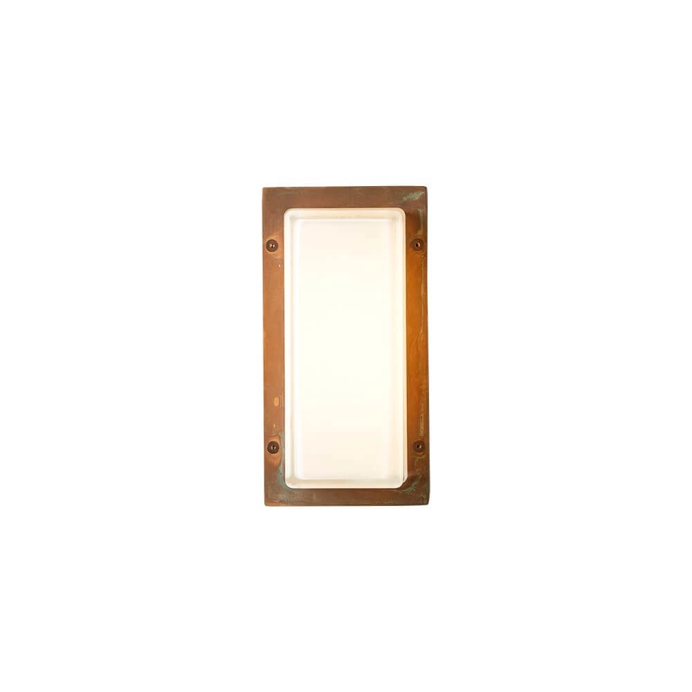 Landelijke buitenlamp Ice Cubic rechthoekig Lyora