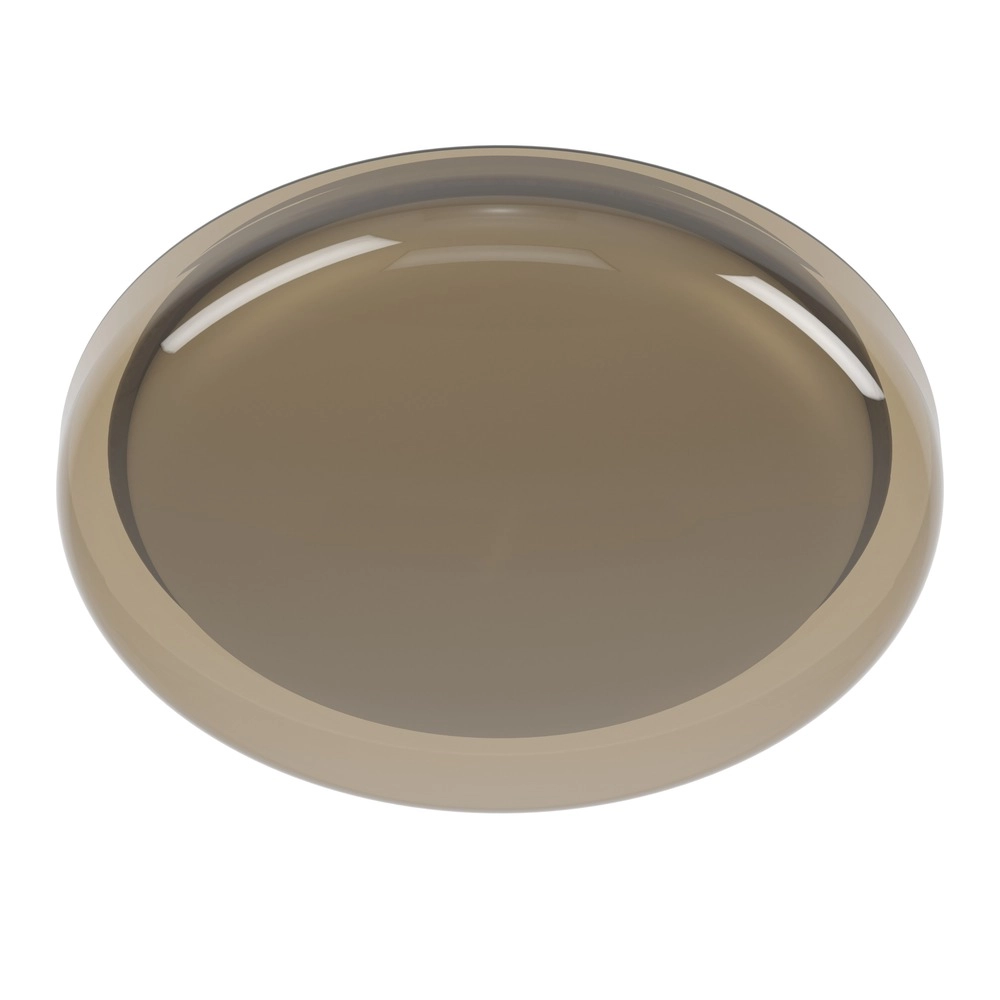 Design plafondlamp Conistarino wit met bruin Ø 40cm