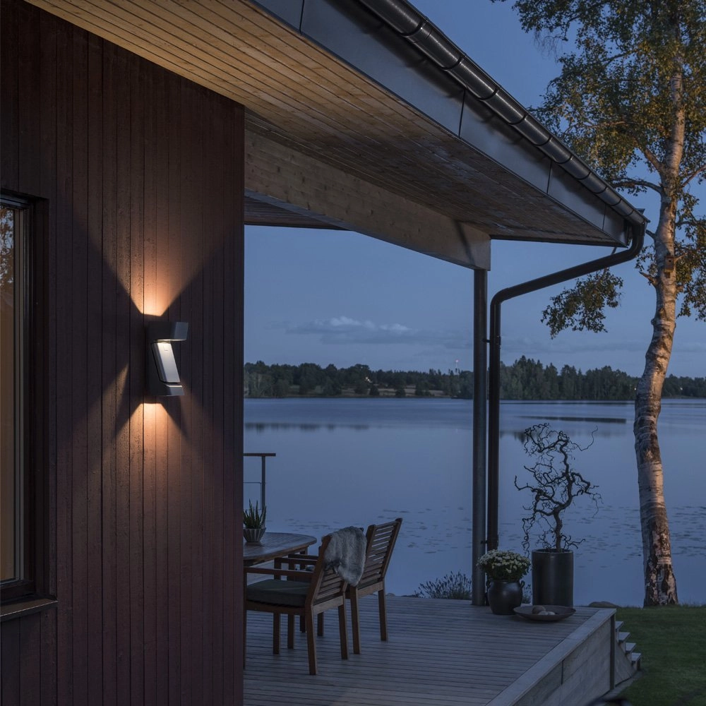 Led buitenlamp Ravenna Adress antraciet met grijs KonstSmide 7318307976373
