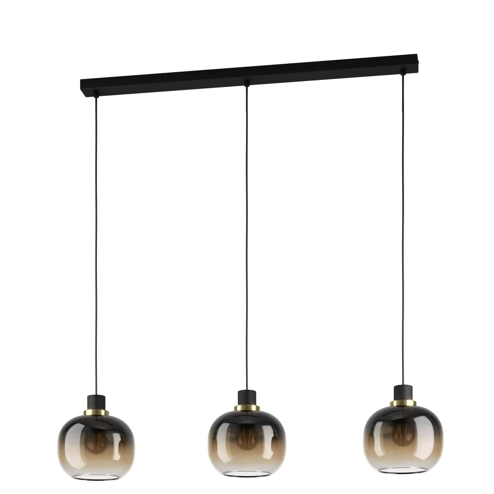 Eettafel hanglamp Oilella 3x glas