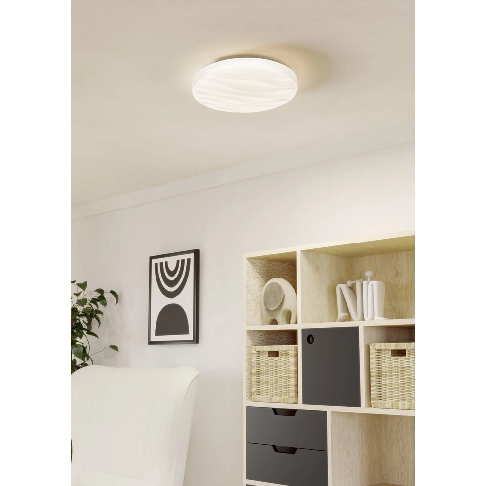 Witte plafonniere Sarmeola Ø 39cm Eglo 9008606391905