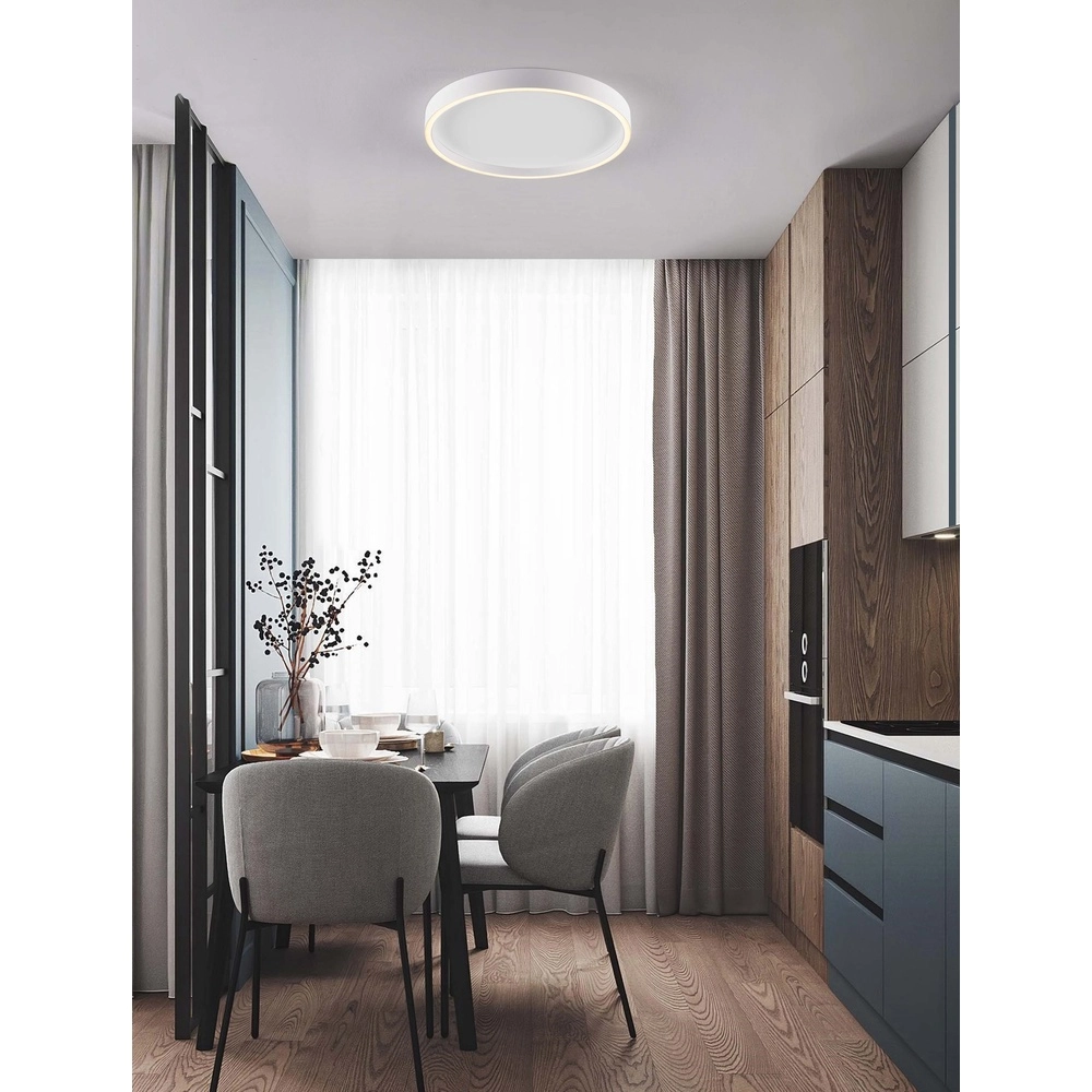 Plafonniere Istos Ø 50cm zwart Lyora 5212017448897