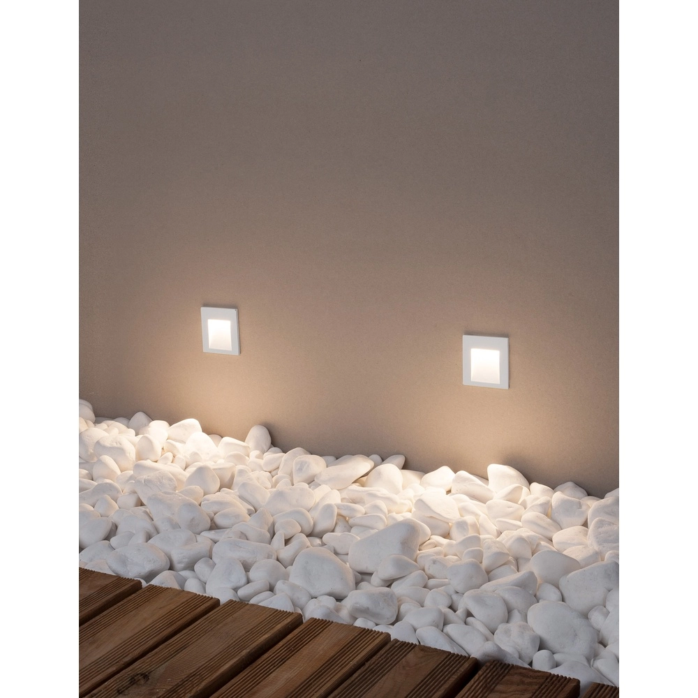 Inbouwlamp Krypton vierkant wit 8cm Lyora 5212017409324