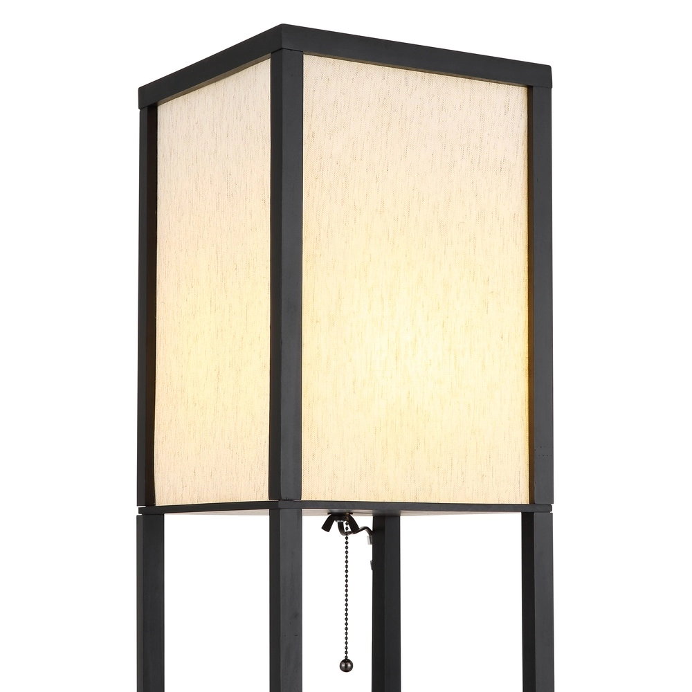 Vloerlamp Tabitha zwart Globo 9007371575411