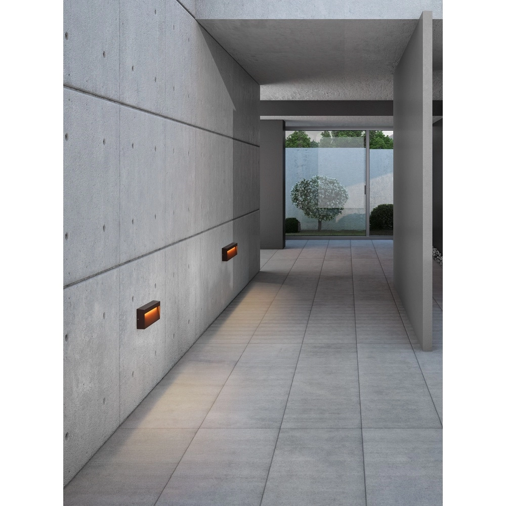 Roestbruine wandlamp Drat design Lyora 5212017497970