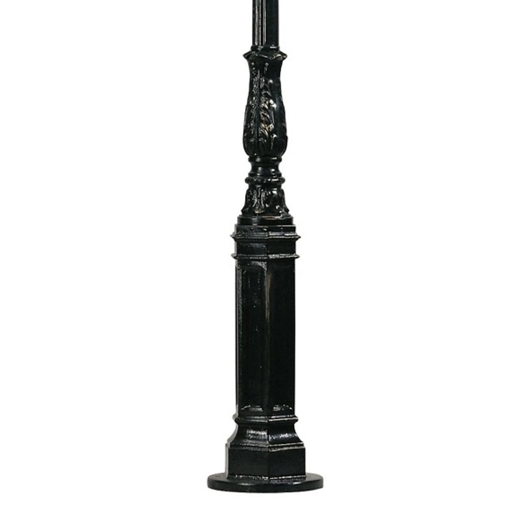 Nostalgische tuinlamp Monaco 5-lichts - zwart KS verlichting 8714732040242