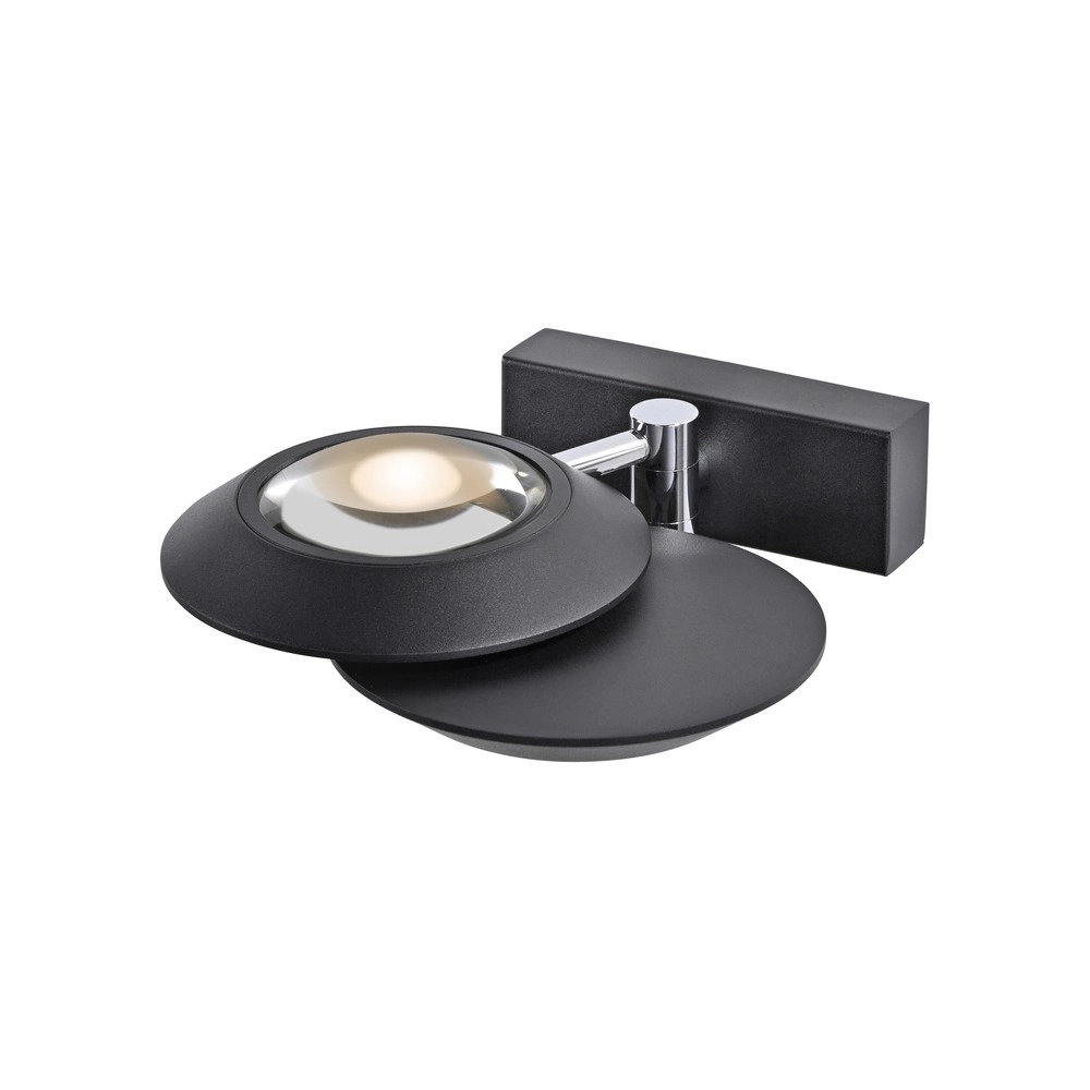 2L led wandlamp Pure Oculis black pearl Paul Neuhaus 4012248397008